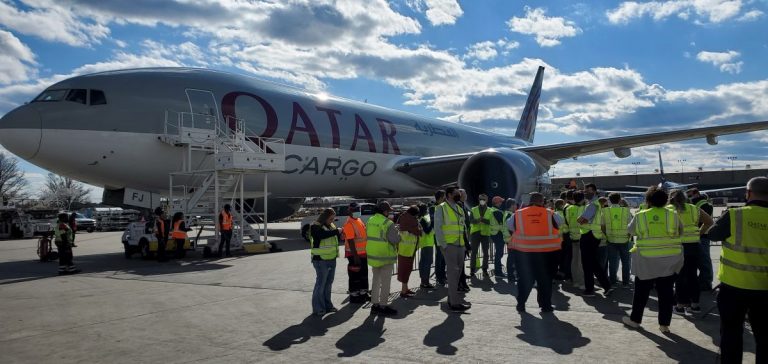 Students get hands-on air cargo experience