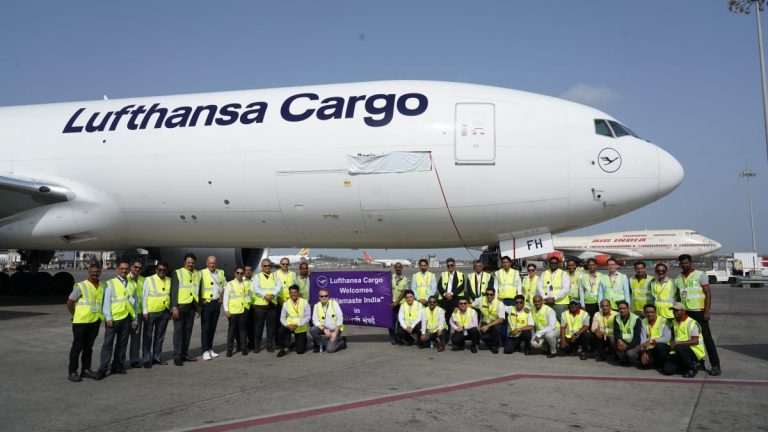 Lufthansa names freighter Namaste