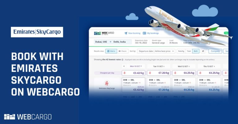 Emirates goes live on WebCargo