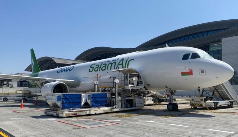 Swissport handles first Omani freighter