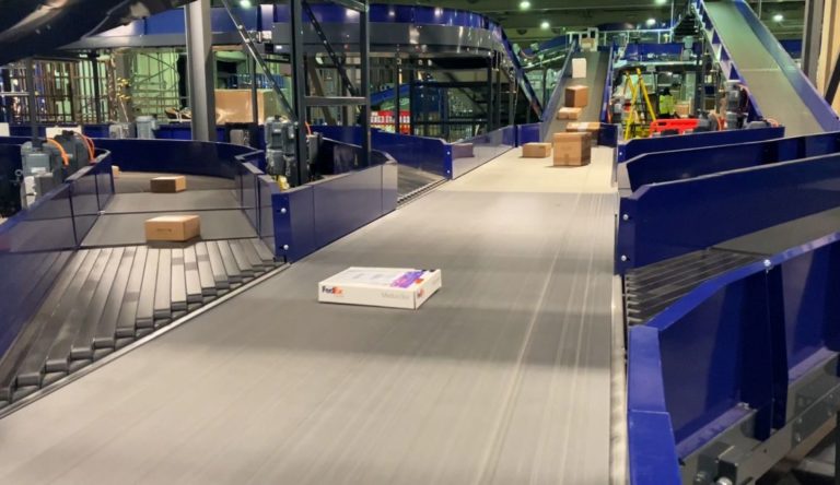 The machines take over at FedEx Stansted