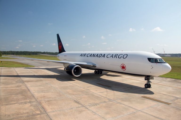 First Air Canada freighter touches down in Belgium