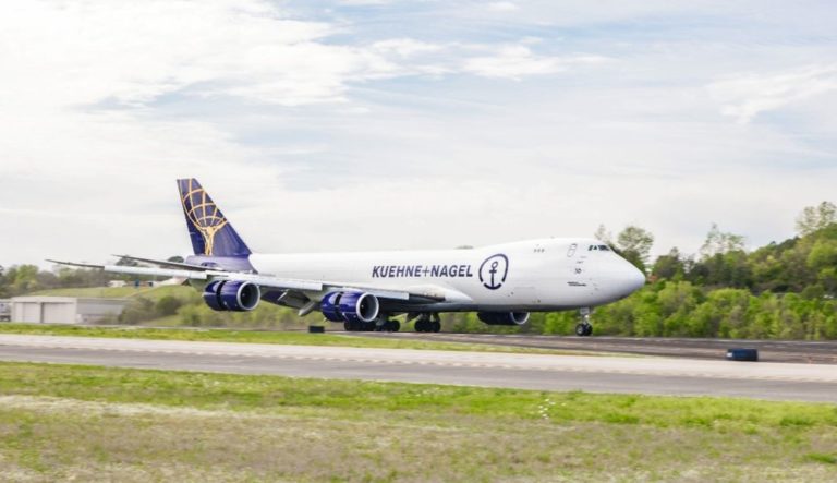 Kuehne+Nagel flies first charter to Birmingham Alabama