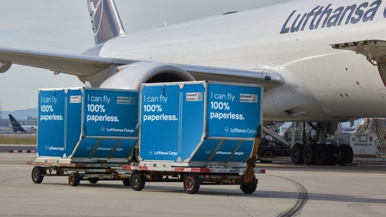 Lufthansa and Kuehne+Nagel pilot paperless cargo