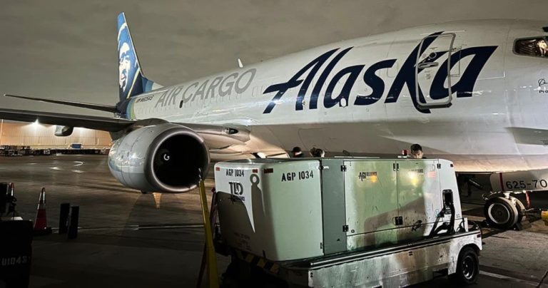 Alaska Air Cargo launches Los Angeles freighter