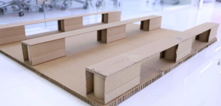 Paper pallets cut carbon emissions