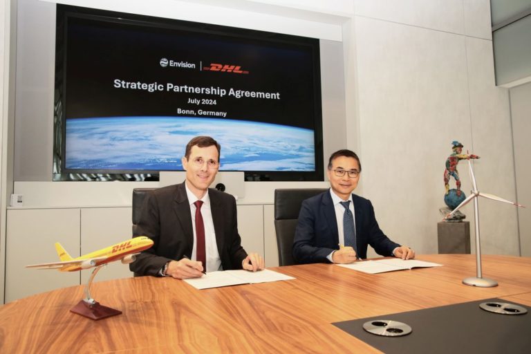 DHL signs green tech deal with Envision