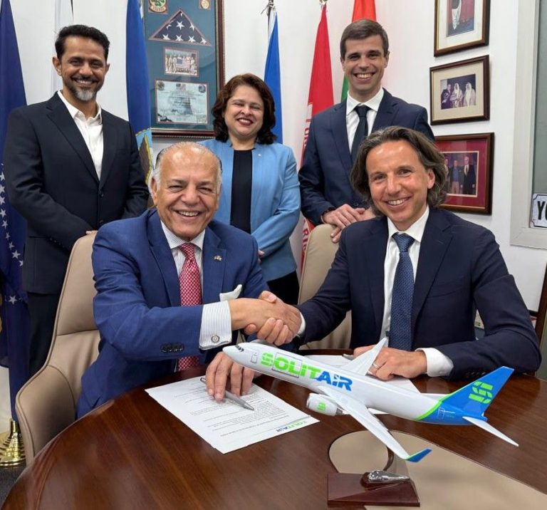 Dubai’s SolitAir signs freighter deal