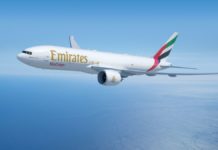 Emirates flies freighter to Bangkok