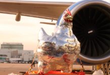 Funky Chicken takes flight