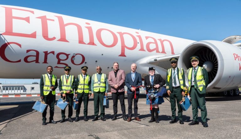 Ethiopian to fly freighters from Hong Kong to Prestwick