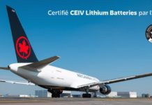 Air Canada gains CEIV for Lithium batteries